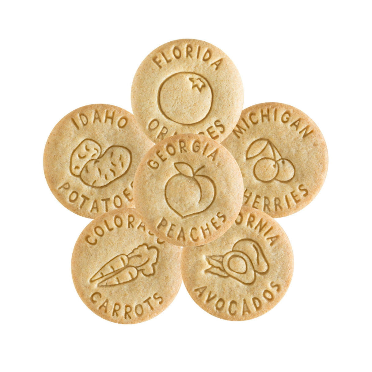 Crackers, Sweet, Educational Snacks, Farmers Market, Shelf-Stable, Single-Serve,120 - 1 OUNCE