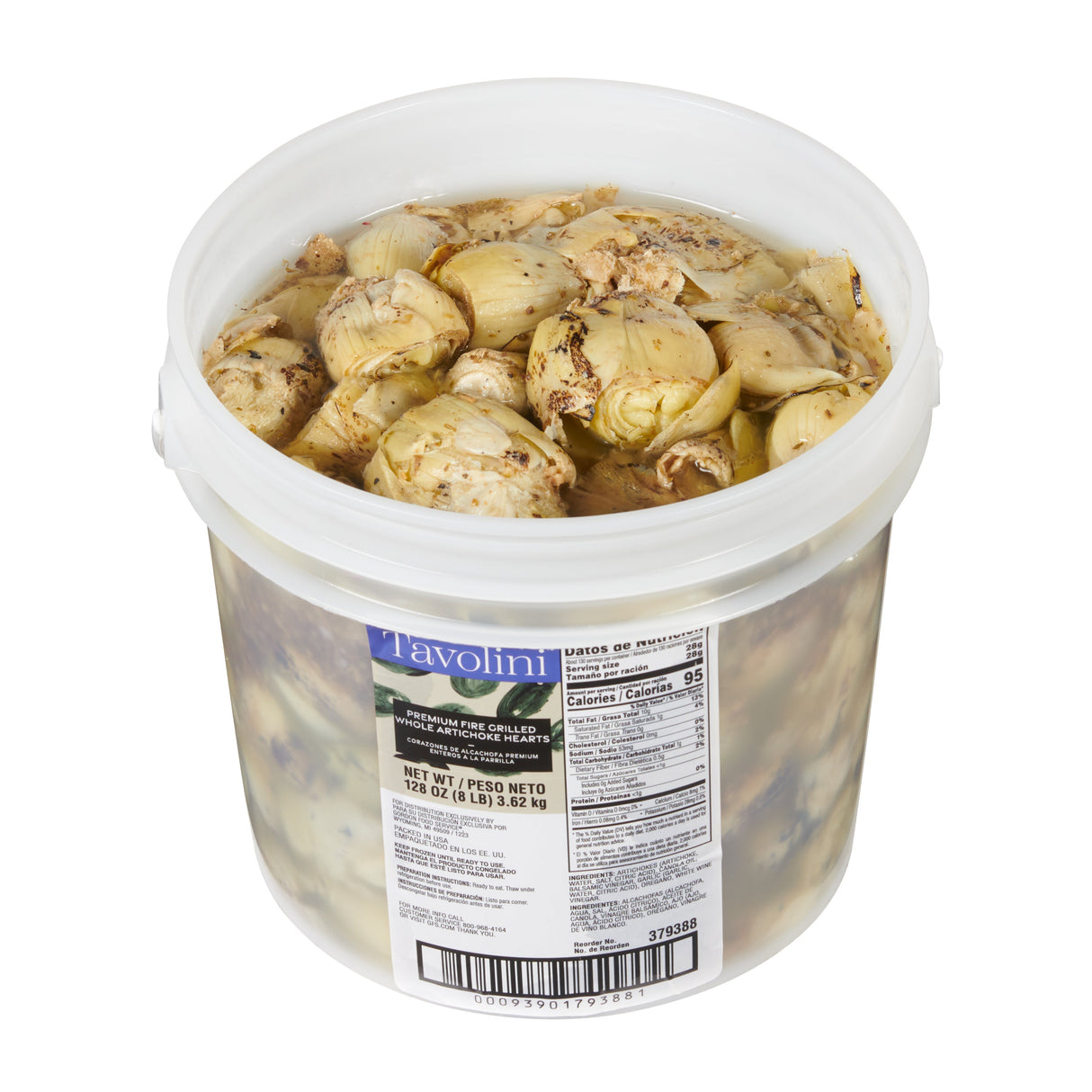 Artichoke Hearts, Quartered, Marinated,6 - 3 KILOGRAM