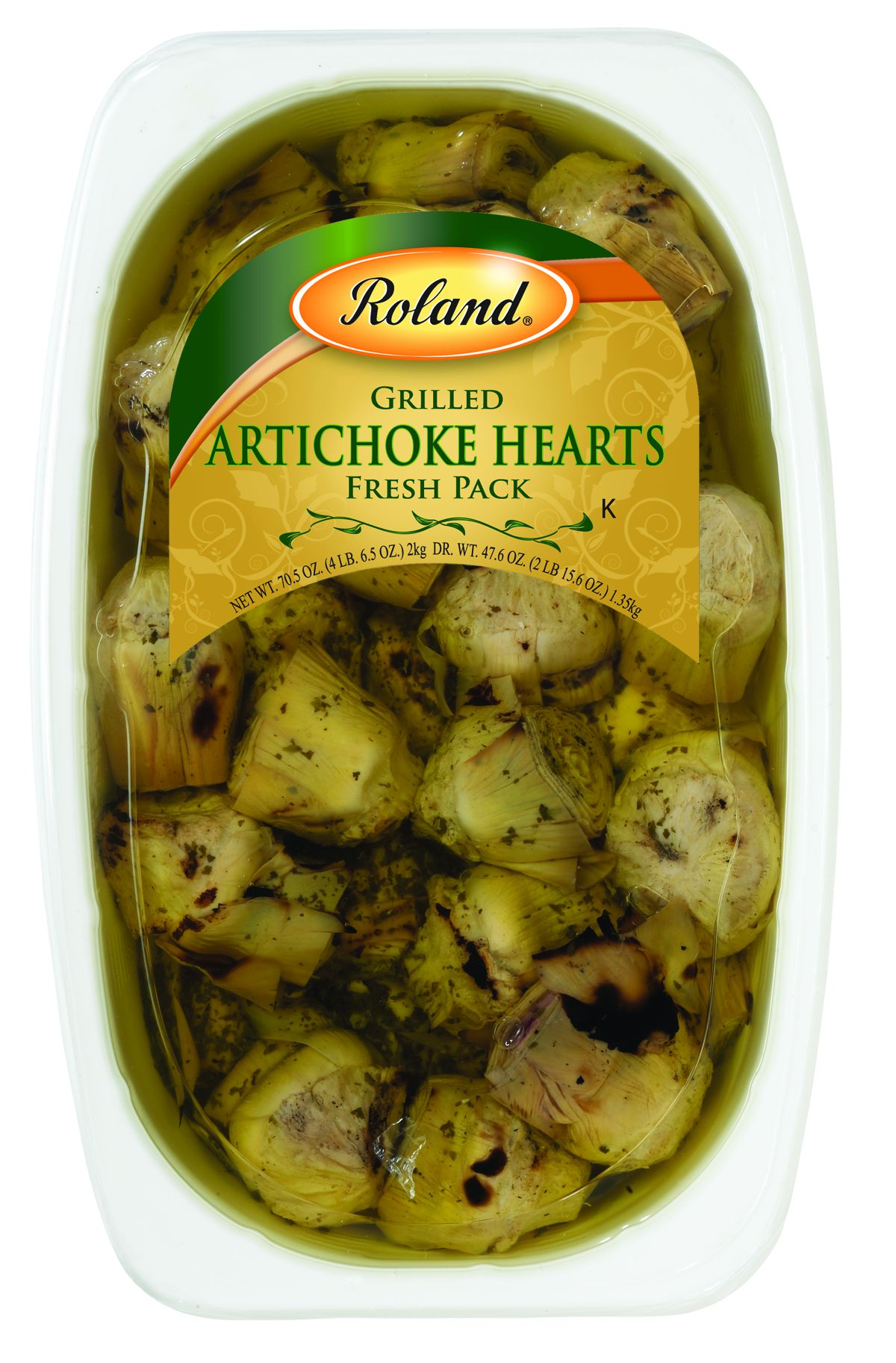 Artichoke Hearts, Grilled & Marinated,2 - 4.18 POUND