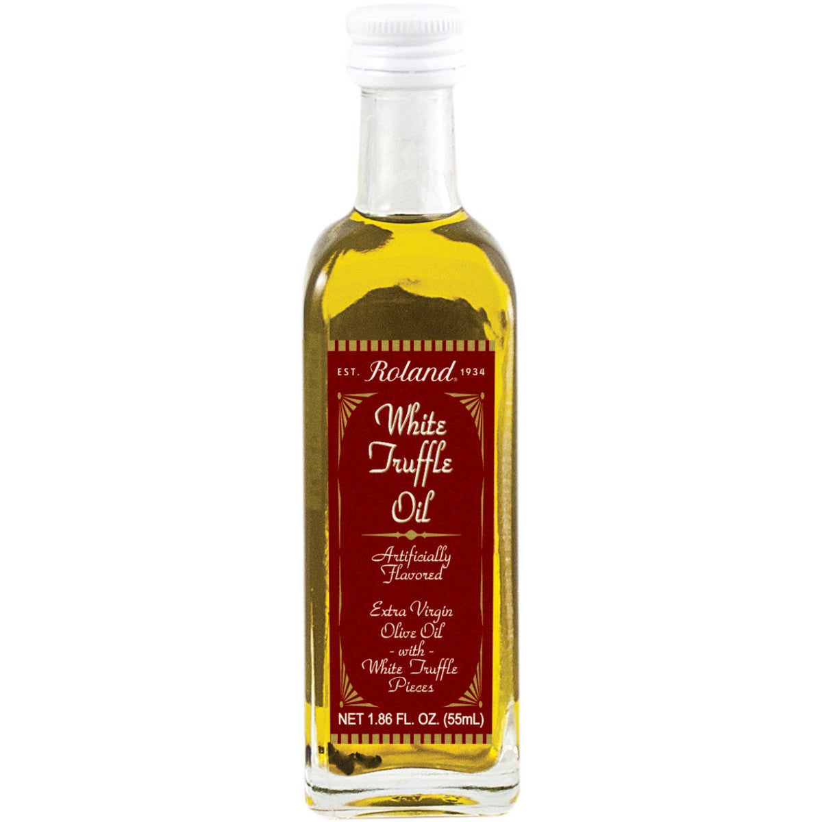 Oil, Olive, Extra Virgin, White Truffle-Infused, contains White Truffle Pieces,12 - 1.86 FLUID