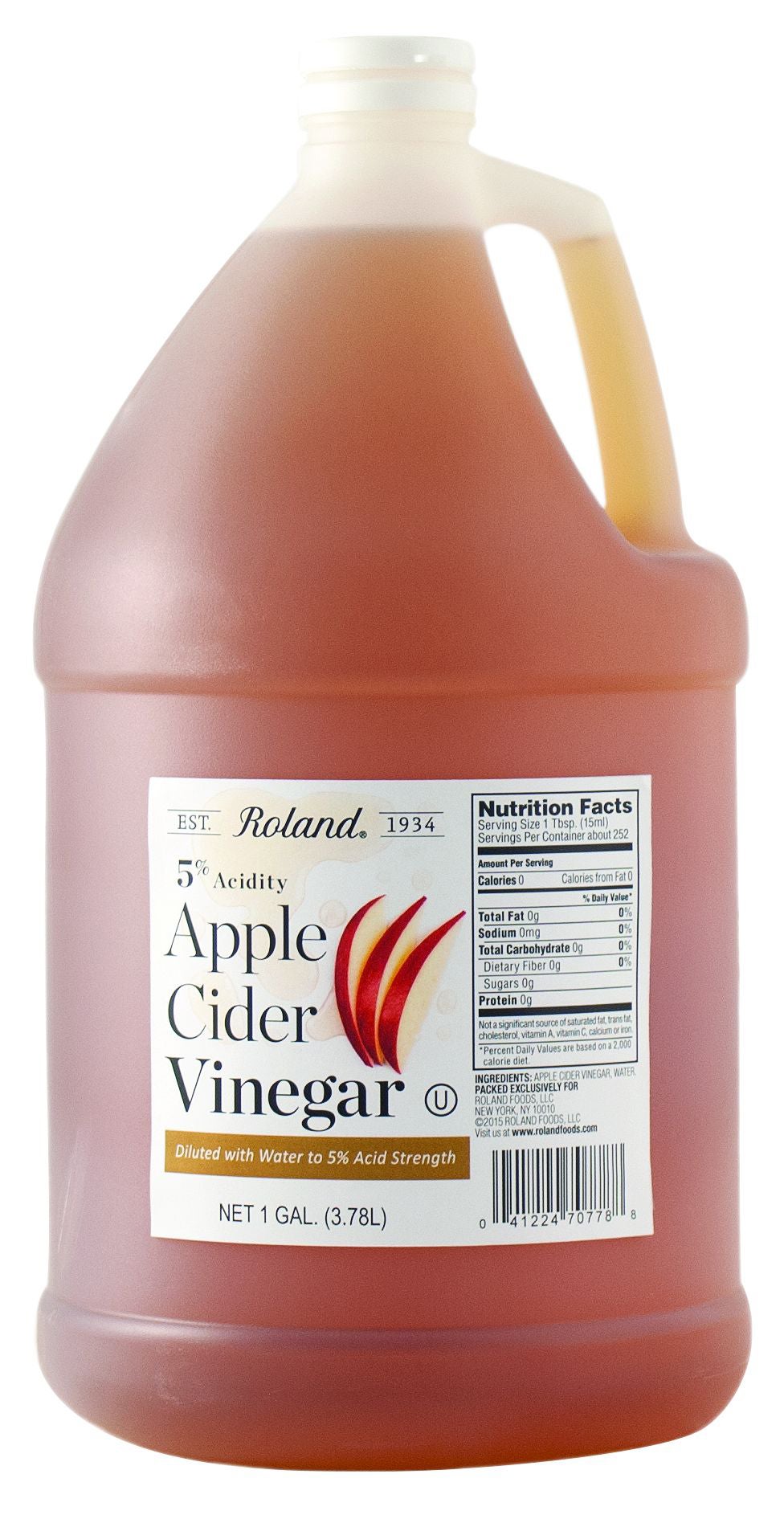 Vinegar, Apple Cider, 5% Acidity,4 - 1 GALLON