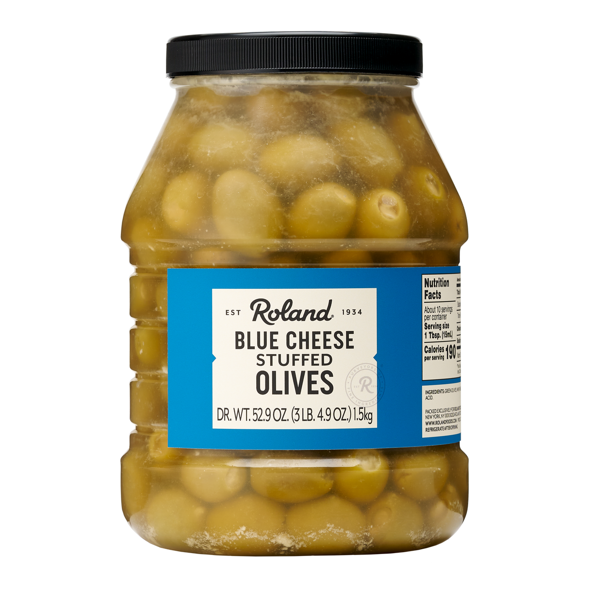 Olives, Stuffed with Blue Cheese,4 - 5.07 POUND