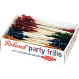 Toothpicks, Frilled, Assorted Color,36 - 24 COUNT
