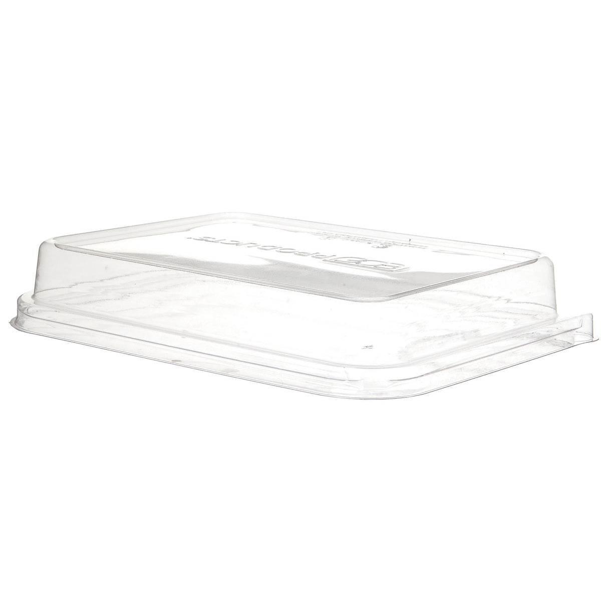 Lids, Dome, 8 x 6 Inch, Sugarcane, Clear, Fits 2 & 3 Compartment Containers,4 - 50 COUNT