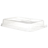 Lids, Dome, 8 x 6 Inch, Sugarcane, Clear, Fits 2 & 3 Compartment Containers,4 - 50 COUNT