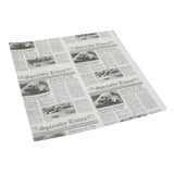 Wraps, Deli, 12 x 12 Inch, Newsprint Design,6 - 1000 COUNT