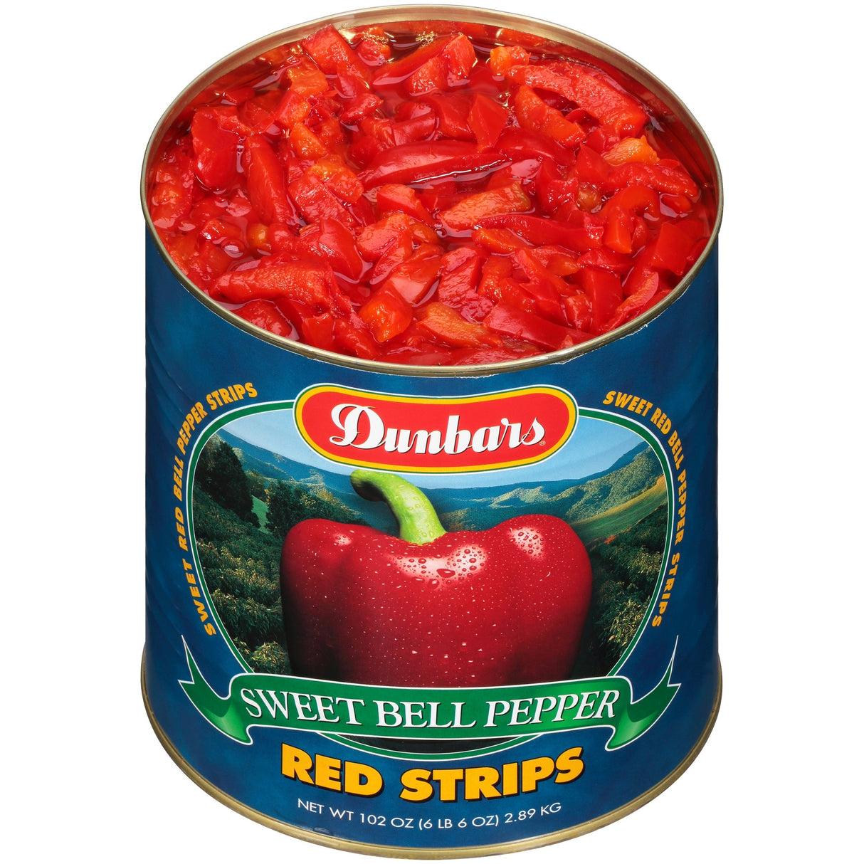 Peppers, Red, Strips,6 - 102 OUNCE