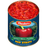 Peppers, Red, Strips,6 - 102 OUNCE