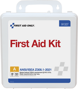 Kit, First Aid, 50 Person, Plastic,1 - 184 PIECE