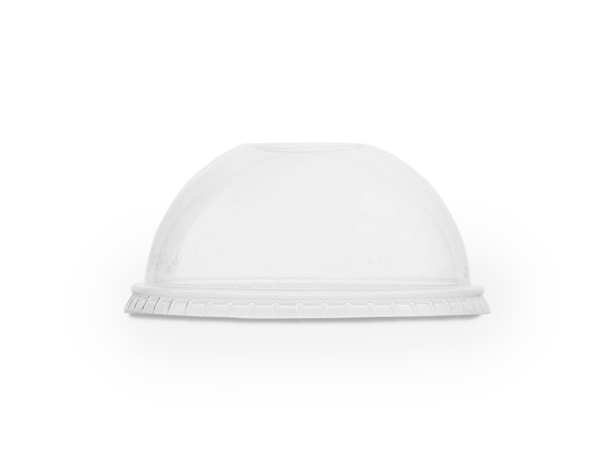 Lids, Dome, 96-Series, Plastic, Clear, with Straw Slot, PLA,20 - 50 COUNT