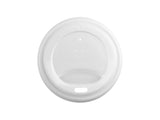 Lids, Hot Cup Lid, 3.11 x 0.39 Inch, Plastic, White, PLA, Fits 79 Series Cups,20 - 50 COUNT