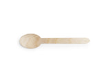 Spoons, Wood, Natural, 6 Inch, Birch, Compostable,10 - 100 COUNT