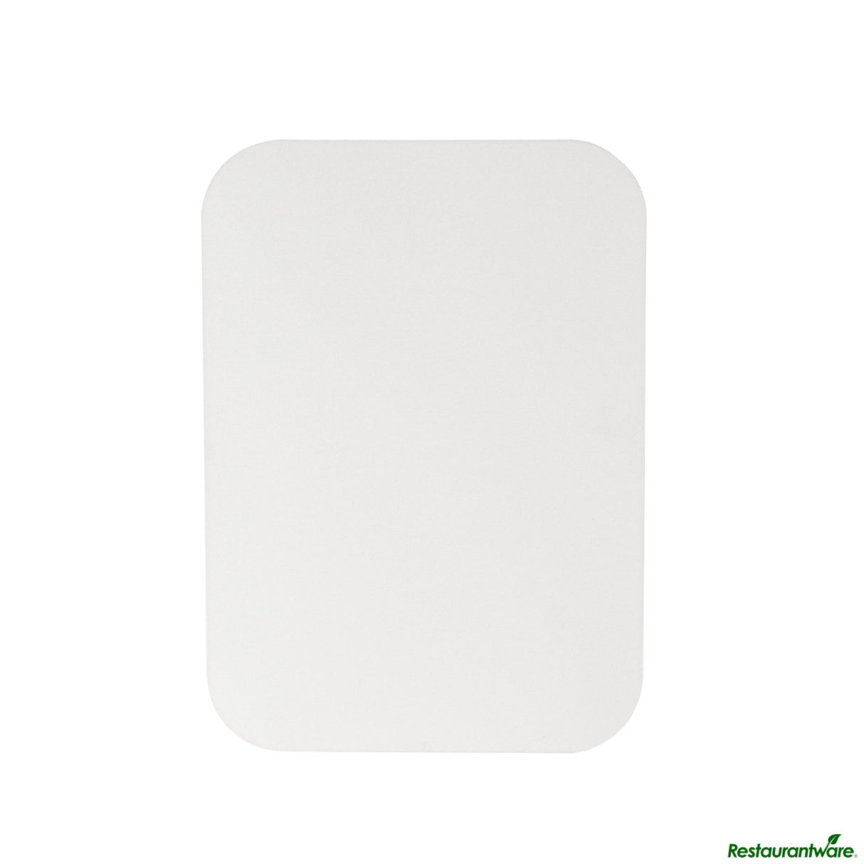 Lids, Foil Lux, Foil-Laminated Paper, White, Oblong, for 1.50 Pound Containers,100 - 1 EACH