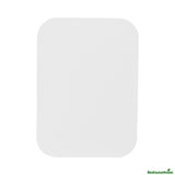 Lids, Foil Lux, Foil-Laminated Paper, White, Oblong, for 2.25 Pound Containers,100 - 1 EACH