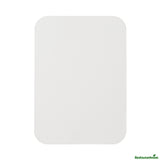 Lids, Foil Lux, Foil-Laminated Paper, White, Oblong, for 5 Pound Containers,100 - 1 EACH