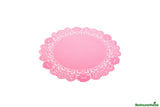 Doilies, Pastry Tek 12 Inch, Paper, Pink, Round, Lace,40 - 100 COUNT