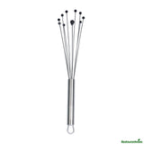 Whisks, Ball, German Standard, 10.75 Inch, Stainless Steel, Silicone Tip,4 - 6 COUNT