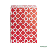 Bags, Food, Paper, Red Asian Monogram,1 - 100 COUNT