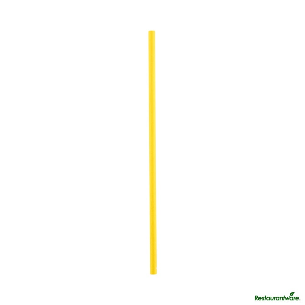Cake Pop & Lolipop Stick, 6 x 0.16 Inch, Paper, Yellow,25 - 1 EACH