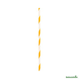 Cake Pop & Lollipop Stick, 6 x 0.16 Inch, Paper, Orange Spirals,25 - 1 EACH