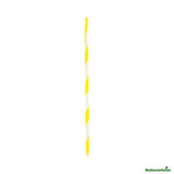 Cake Pop & Lolipop Stick, 6 x 0.16 Inch, Paper, Yellow Spirals,25 - 1 EACH
