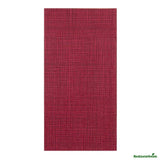 Napkins, Kangaroo, Luxenap, Bordeaux, with Black Threads, 15.75 x 15.75 Inch, Air Laid,40 - 1 EACH