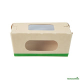 Box, Lunch, Sustain 12 Ounce, PLA-Lined Paper, 4.25 x 3.75 x 1.75 Inch, includes Window,50 - 1 EACH