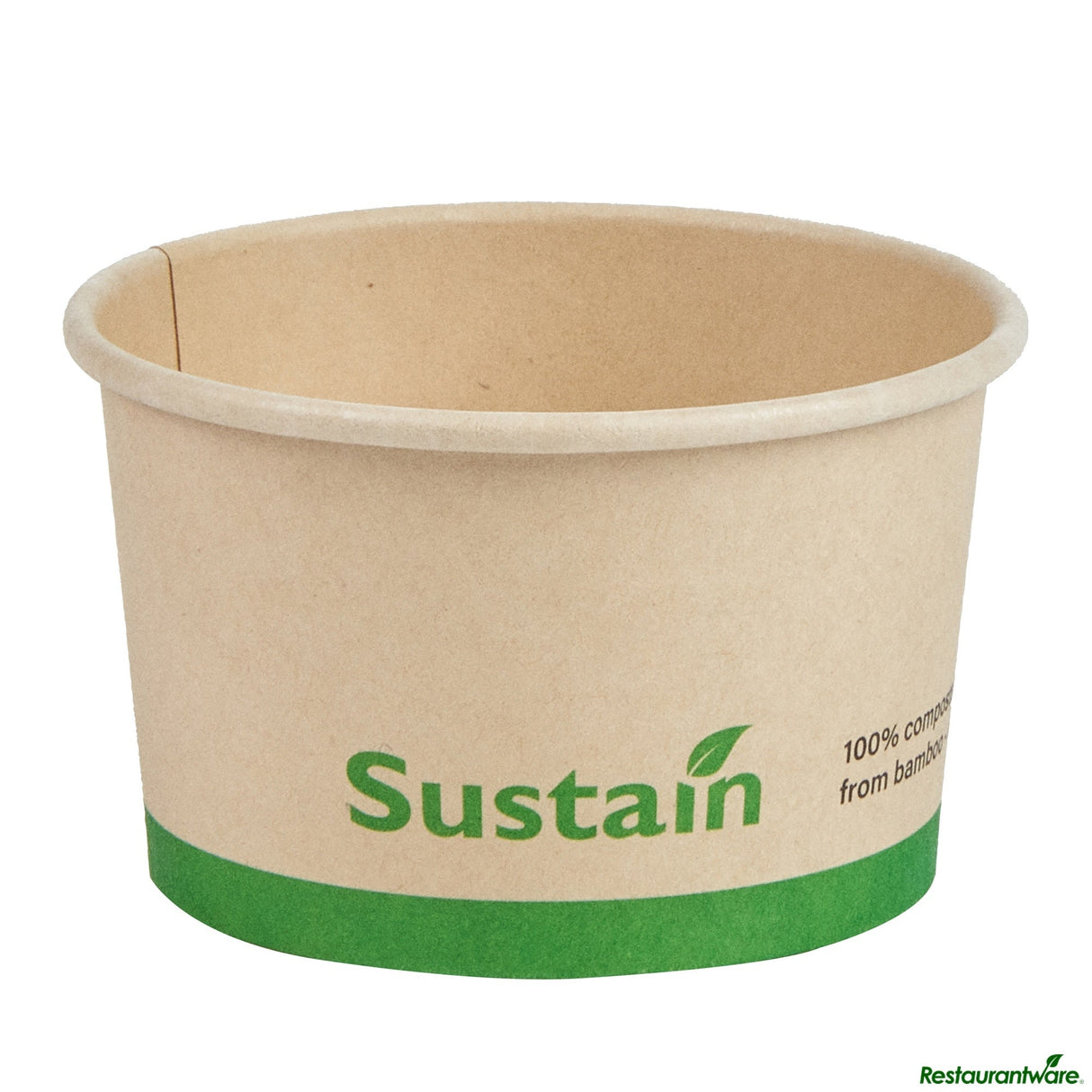 Cups, To-Go, 3 Ounce, PLA-Lined Bamboo Paper, Round, 3 x 3 x 1.75 Inch, Compostable,50 - 1 EACH