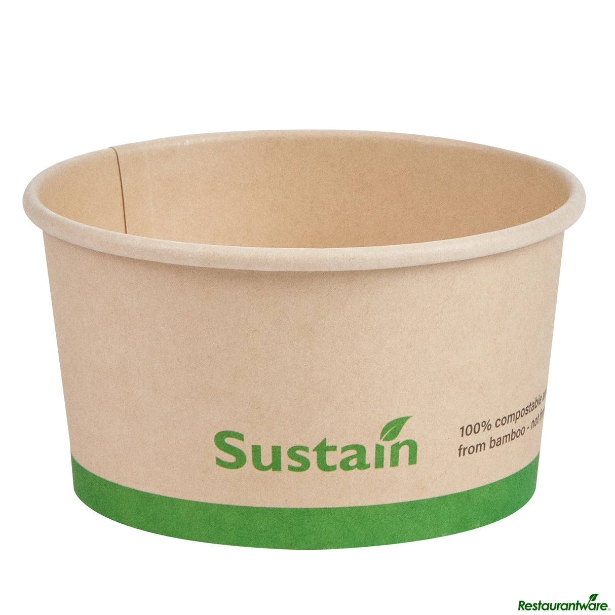 Cups, To-Go, 8 Ounce, PLA-Lined Bamboo Paper, 3.75 x 3.75 x 2.25 Inch, Compostable,50 - 1 EACH