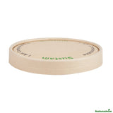 Lids, PLA-Lined Bamboo Paper, for 12 Ounce To-Go Cups,50 - 1 EACH