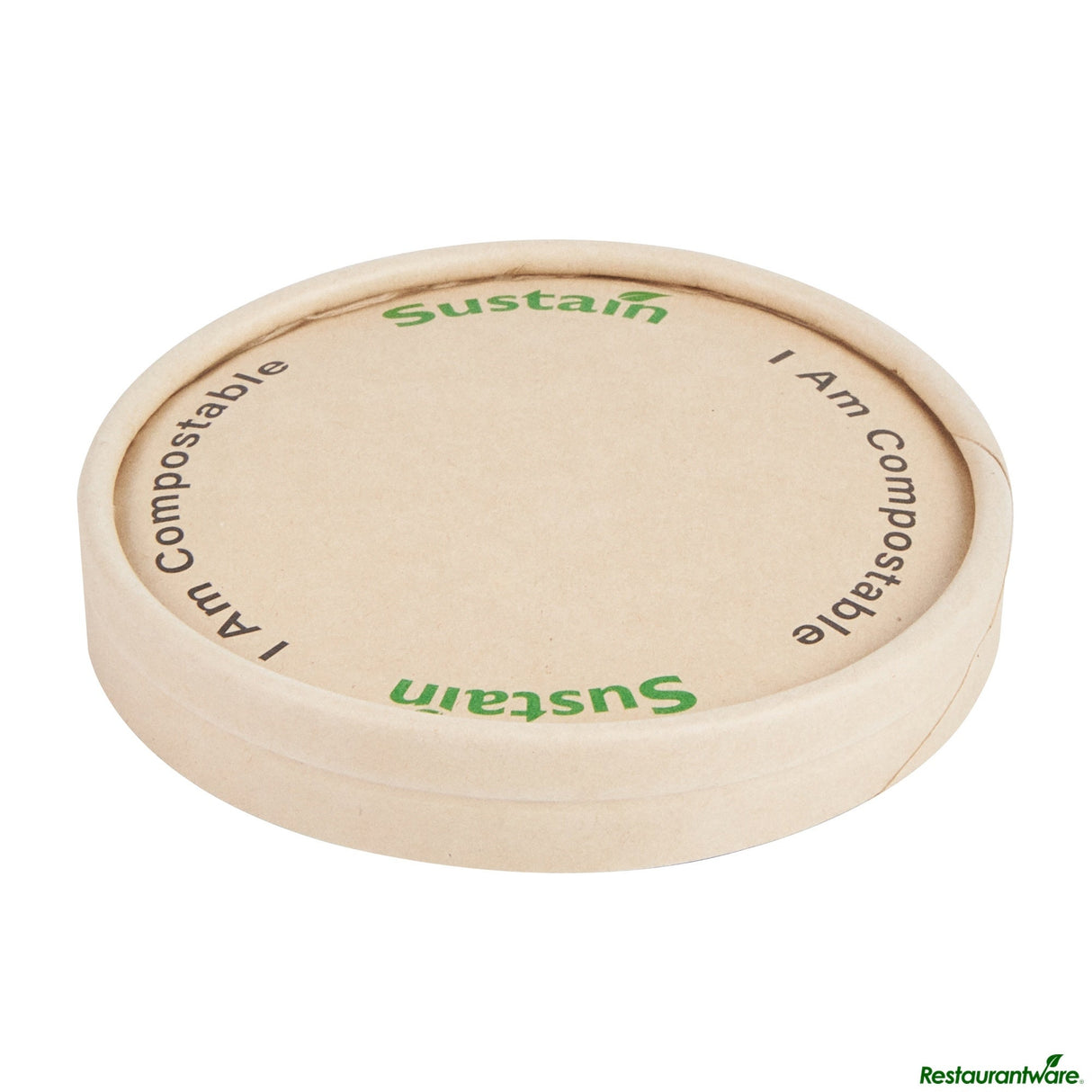 Lids, PLA-Lined Bamboo Paper, for 8 Ounce To-Go Cups,50 - 1 EACH