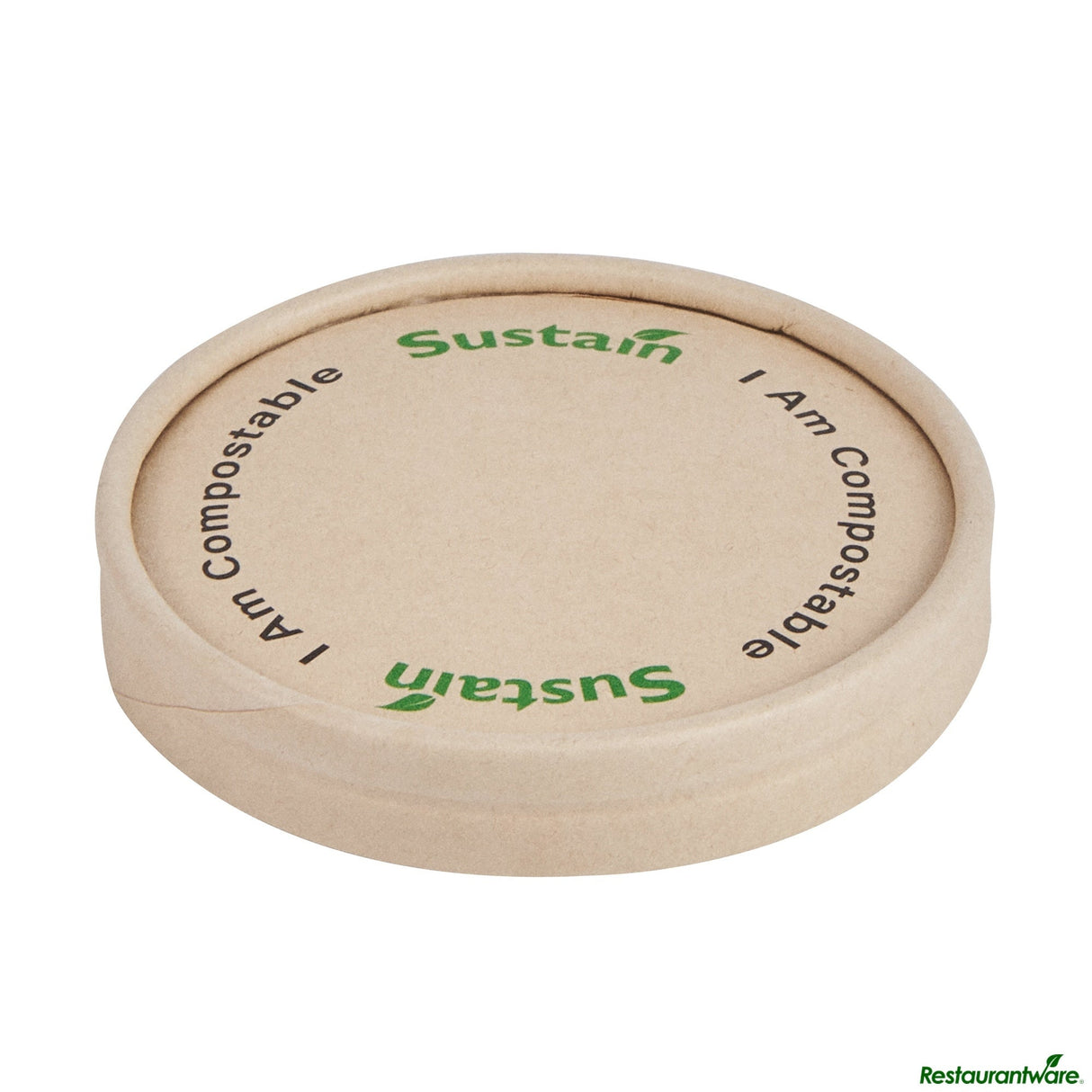 Lids, PLA-Lined Bamboo Paper, for 3-4 Ounce To-Go Cups,50 - 1 EACH