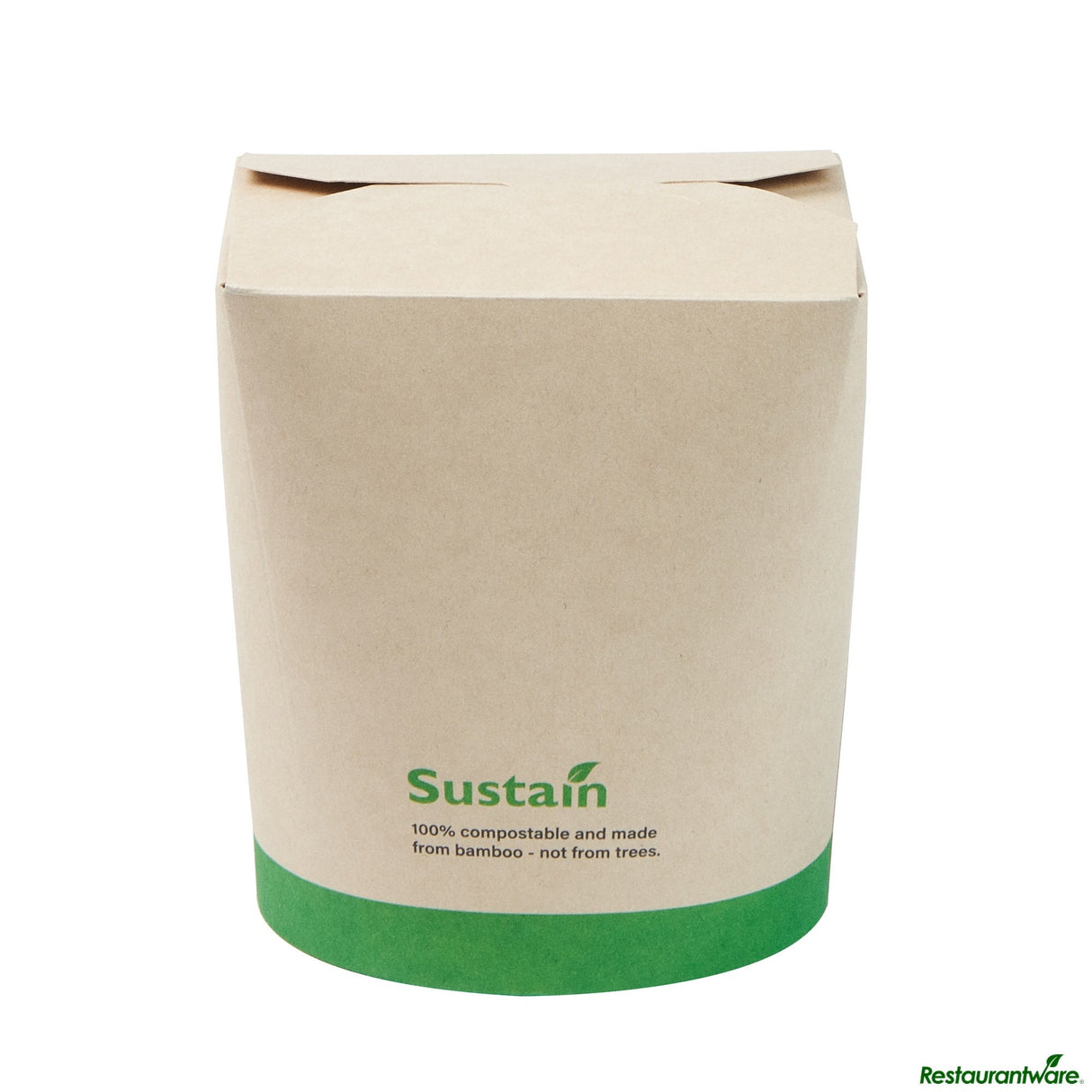 Containers, Noodle Take-Out, Sustain 32 Ounce, PLA-Lined Bamboo Paper, 4 x 3.50 x 4.50 Inch, Round,50 - 1 EACH