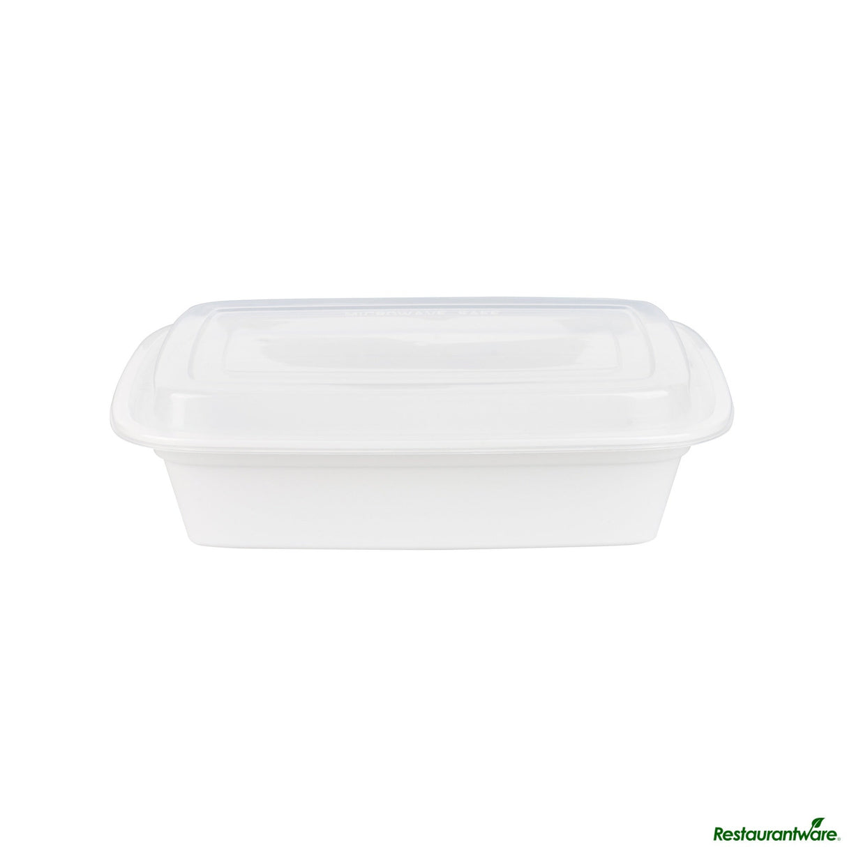 Boxes, To Go, Asporto 38 Ounce, Microwavable Plastic, White, 8.75 x 6 x 2 Inch, includes Clear Lid,50 - 1 EACH