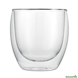 Cups, Coffee, Glass, 8 Ounce, Double-Wall, Borosilicate, 3.25 x 3.25 x 3.50 Inch,2 - 1 EACH
