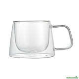 Mugs, Coffee, Forma Professional, 7 Ounce, Double-Wall, Borosilicate, with Handle, 3 x 3 x 2.75 Inch,2 - 1 EACH