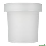 Cups, Dessert, 10 Ounce, Plastic, Clear, Round, 3.5 x 3.5 x 3.5 Inch, with Lid,25 - 1 EACH