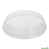 Lids, Dome, Plastic, Clear, Round, for 4 Ounce Dessert Cups,25 - 1 EACH