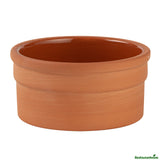 Bowls, Cazuela, Terra Tek 5 Ounce, Terracotta, Brown Glazed Interior, 3.75 x 3.75 x 1.75 Inch, Oven-Safe,2 - 1 EACH