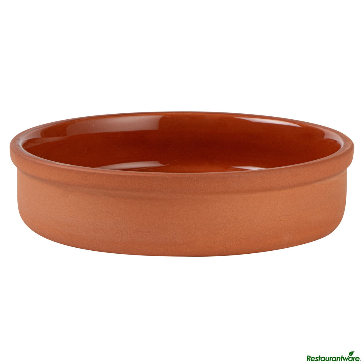 Bowls, Cazuela, Terra Tek 15 Ounce, Terracotta, Brown Glazed Interior, 6.25 x 6.25 x 1.50 Inch, Oven-Safe,2 - 1 EACH