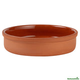 Bowls, Cazuela, Terra Tek 15 Ounce, Terracotta, Brown Glazed Interior, 6.25 x 6.25 x 1.50 Inch, Oven-Safe,2 - 1 EACH
