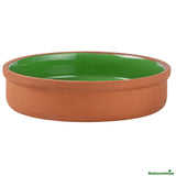 Bowls, Cazuela, Terra Tek 15 Ounce, Terracotta, Green Glazed Interior, 6.25 x 6.25 x 1.50 Inch, Oven-Safe,2 - 1 EACH