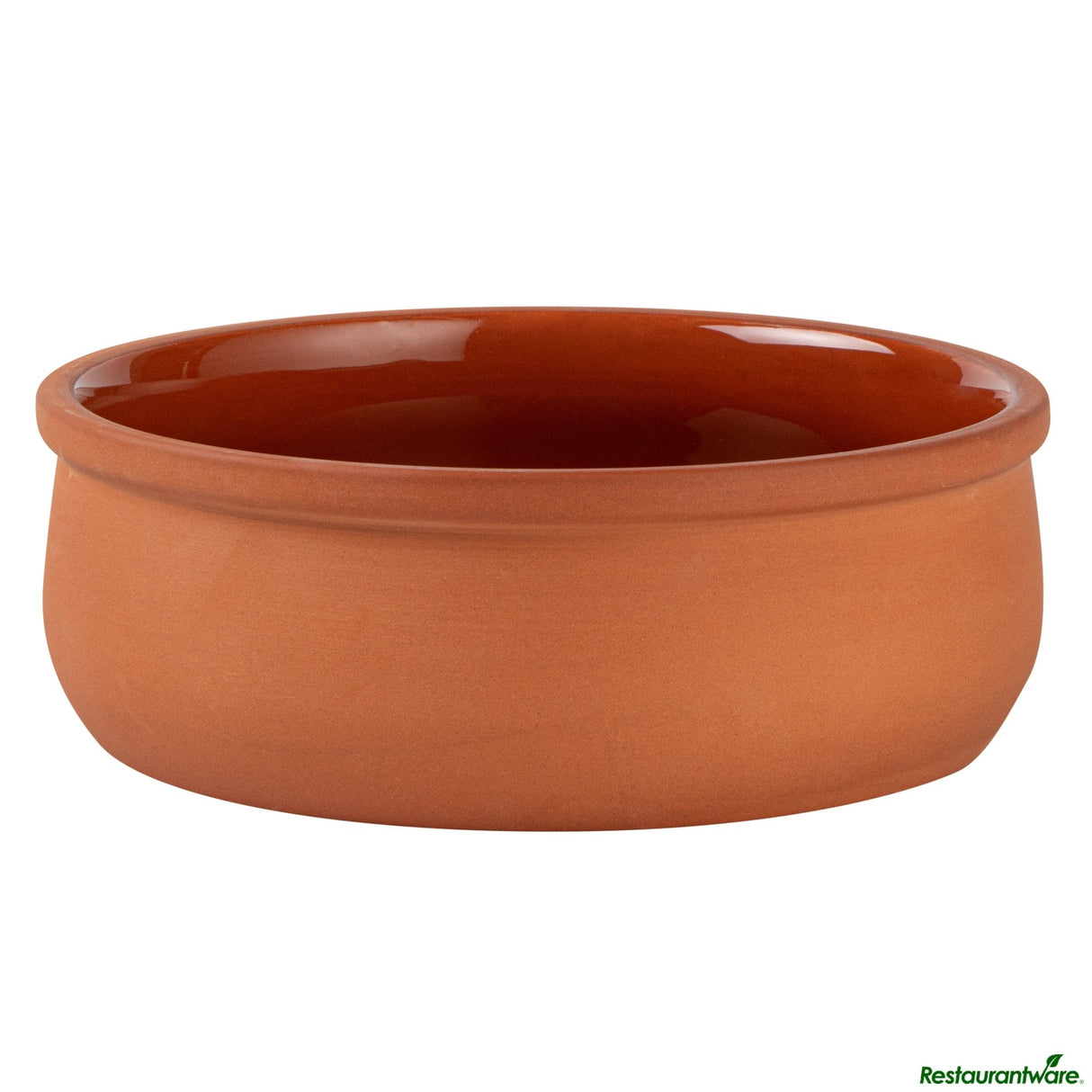 Bowls, Cazuela, Terra Tek 17 Ounce, Terracotta, Brown Glazed Interior, 5.75 x 5.75 x 2 Inch, Oven-Safe,2 - 1 EACH