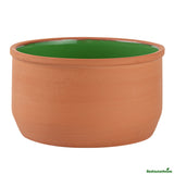 Bowls, Cazuela, Terra Tek 34 Ounce, Terracotta, Green Glazed Interior, 6.25 x 6.25 x 3.50 Inch, Oven-Safe,2 - 1 EACH