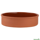 Bowls, Cazuela, Terra Tek 51 Ounce, Terracotta, Brown Glazed Interior, 9 x 9 x 2.25 Inch, Oven-Safe,2 - 1 EACH