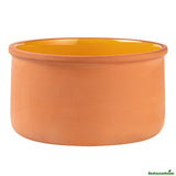 Bowls, Cazuela, Terra Tek 68 Ounce, Terracotta, Yellow Glazed Interior, 7.50 x 7.50 x 4 Inch, Oven-Safe,2 - 1 EACH