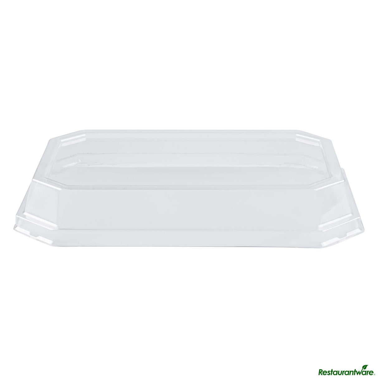 Lids, Dome, Sustain, Plastic, Clear, 9 x 6.25 x 1.25 Inch, for 41 Ounce Containers, Octagonal, PLA,25 - 1 EACH