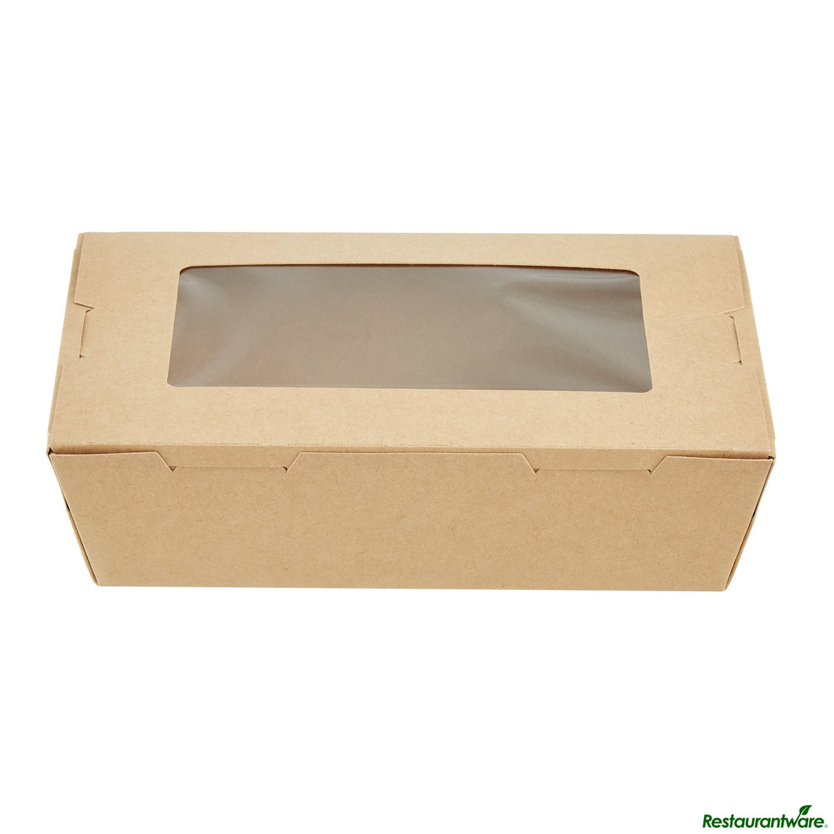 Containers, Take-Out, 42 Ounce, Paper, Kraft, 8 x 5.5 x 2 Inch, with Hinge Lock,50 - 1 EACH