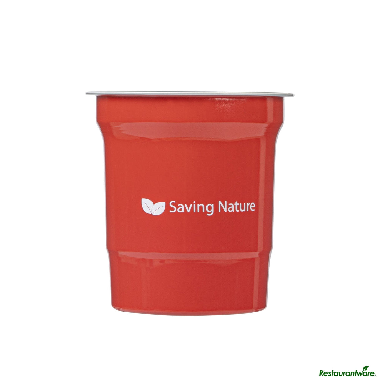 Cups, 16 Ounce, Aluminum, Red, 3.75 x 3.75 x 4 Inch,10 - 1 EACH