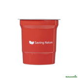 Cups, 16 Ounce, Aluminum, Red, 3.75 x 3.75 x 4 Inch,10 - 1 EACH